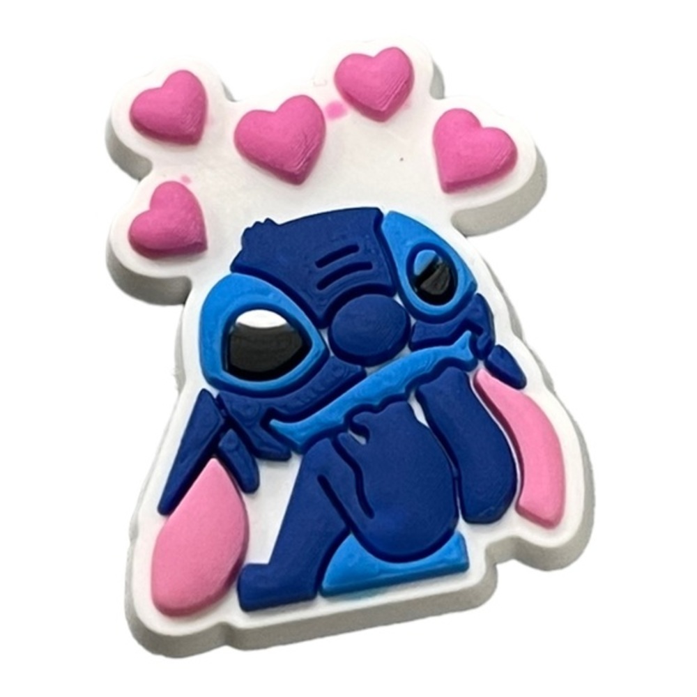 💕3/$13💕STITCH HEART CROC CHARM